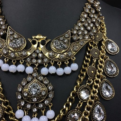 Phoenix Boho Statement Gold Necklace Shop Online Empayah Jewellery