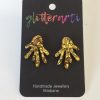 Jelly shot mini stud gold rainbow