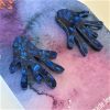 Jelly shot mini stud chunky blue glitter