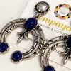 Silver crescent earring - Image 3