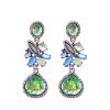 Opaline gem earring