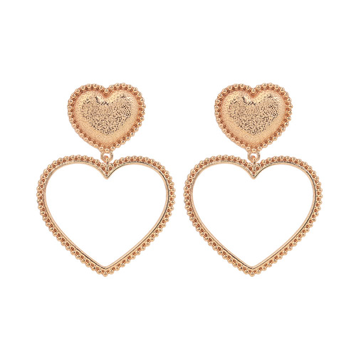 Two Hearts Earring- Shop Online Empayah Jewellery Brisbane Aus