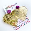 Love ya leopard heart dangles - Image 2
