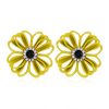 Metal daisy gem stud