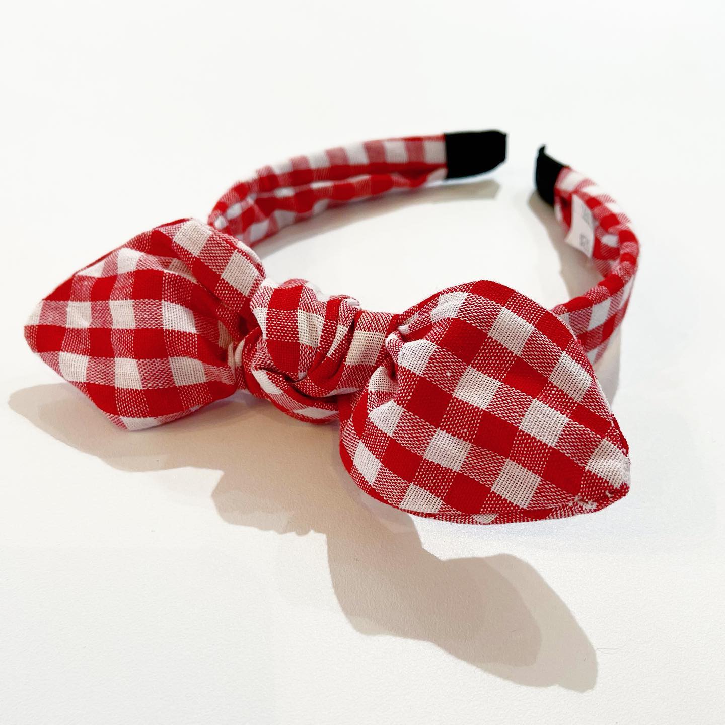 Gingham bow headband-Shop Online Accessories Brisbane Australia